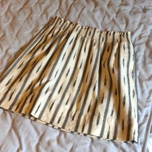 J Crew Aztec print skirt